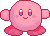 Kirby plush pixel