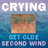 Pixel version of the album cover for Get Olde, Second Wind by Crying