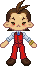 Pookie doll of Apollo Justice from Ace Attorney