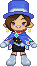 Pookie doll of Trucy Wright from Ace Attorney
